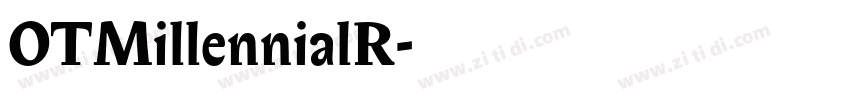 OTMillennialR字体转换
