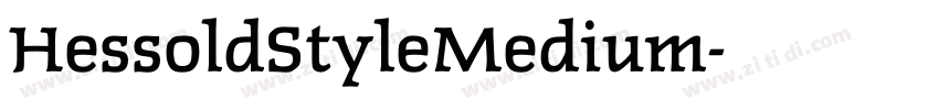 HessoldStyleMedium字体转换