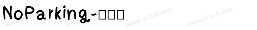NoParking字体转换