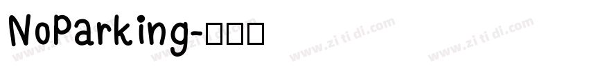 NoParking字体转换