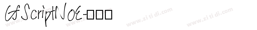 GfScriptNoE字体转换