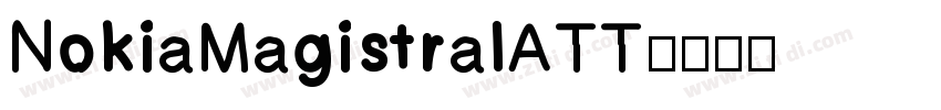 NokiaMagistralATT字体转换