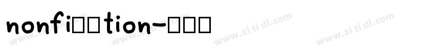 nonfi插羽tion字体转换