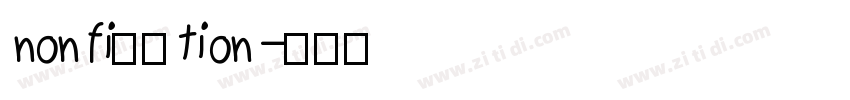 nonfi插羽tion字体转换
