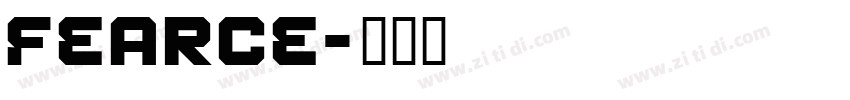 Fearce字体转换