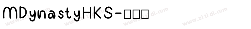 MDynastyHKS字体转换