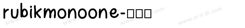 rubikmonoone字体转换