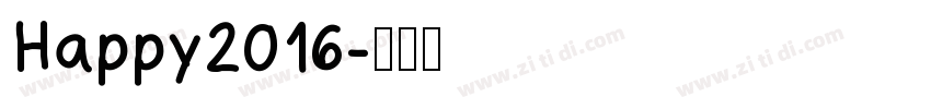 Happy2016字体转换