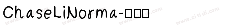 ChaseLiNorma字体转换