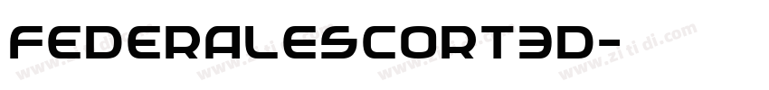 FederalEscort3D字体转换