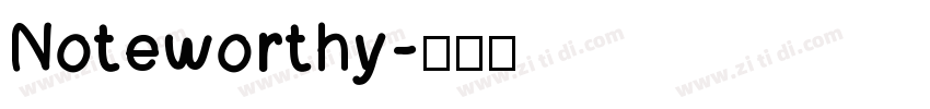 Noteworthy字体转换