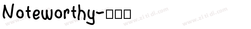 Noteworthy字体转换