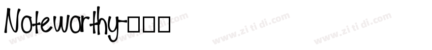 Noteworthy字体转换