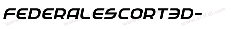 FederalEscort3D字体转换