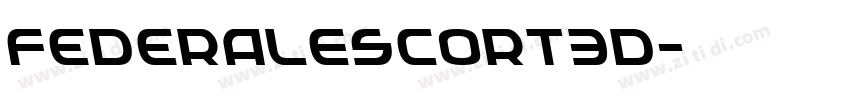 FederalEscort3D字体转换
