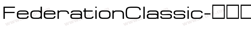 FederationClassic字体转换