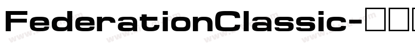 FederationClassic字体转换