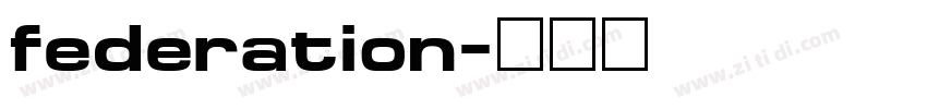 federation字体转换