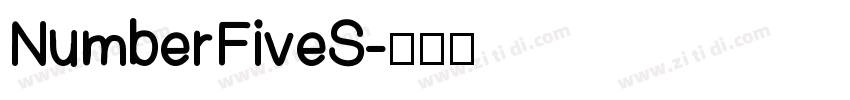 NumberFiveS字体转换