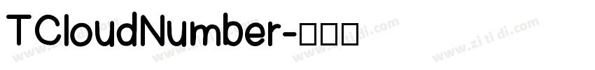 TCloudNumber字体转换