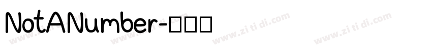 NotANumber字体转换