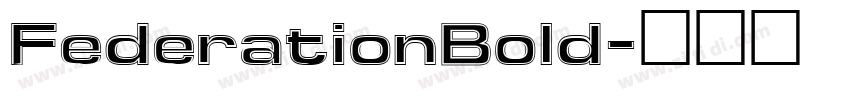 FederationBold字体转换
