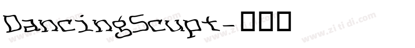 DancingScupt字体转换