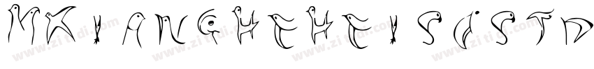MXiangHeHeiscStdVar字体转换