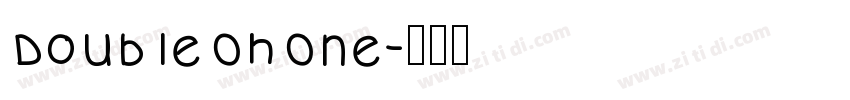DoubleOhOne字体转换