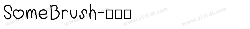 SomeBrush字体转换