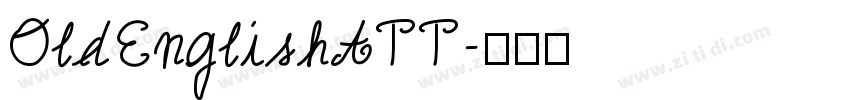OldEnglishATT字体转换