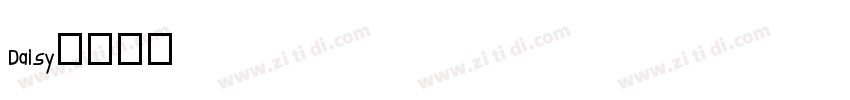 Daisy字体转换