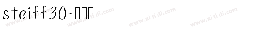 steiff30字体转换