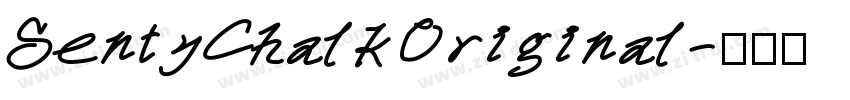 SentyChalkOriginal字体转换