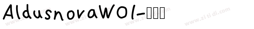 AldusnovaW01字体转换