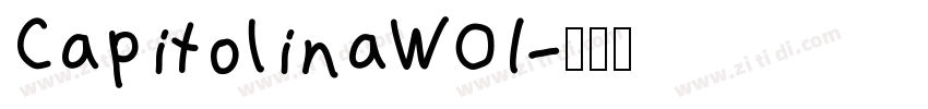 CapitolinaW01字体转换