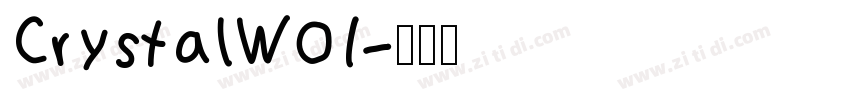 CrystalW01字体转换