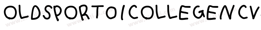OLDSPORT01COLLEGENCV字体转换