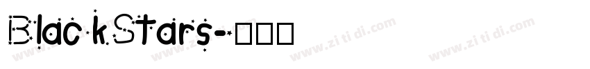 BlackStars字体转换