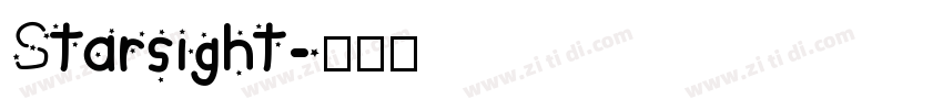 Starsight字体转换