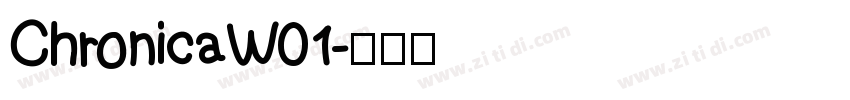 ChronicaW01字体转换