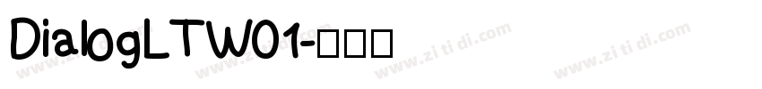 DialogLTW01字体转换