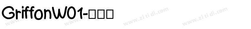 GriffonW01字体转换
