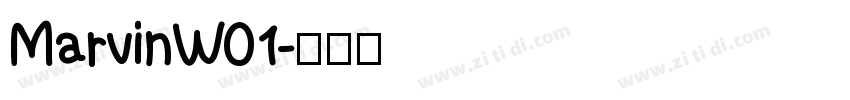 MarvinW01字体转换