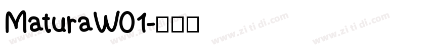 MaturaW01字体转换