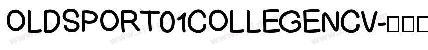 OLDSPORT01COLLEGENCV字体转换