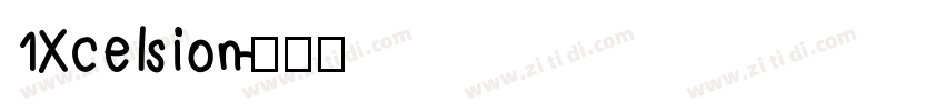 1Xcelsion字体转换