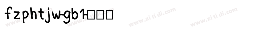 fzphtjw-gb1字体转换