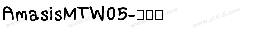 AmasisMTW05字体转换