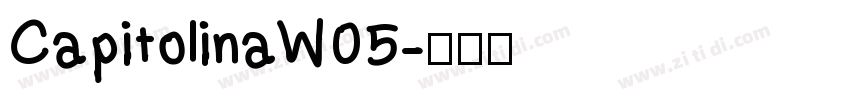 CapitolinaW05字体转换